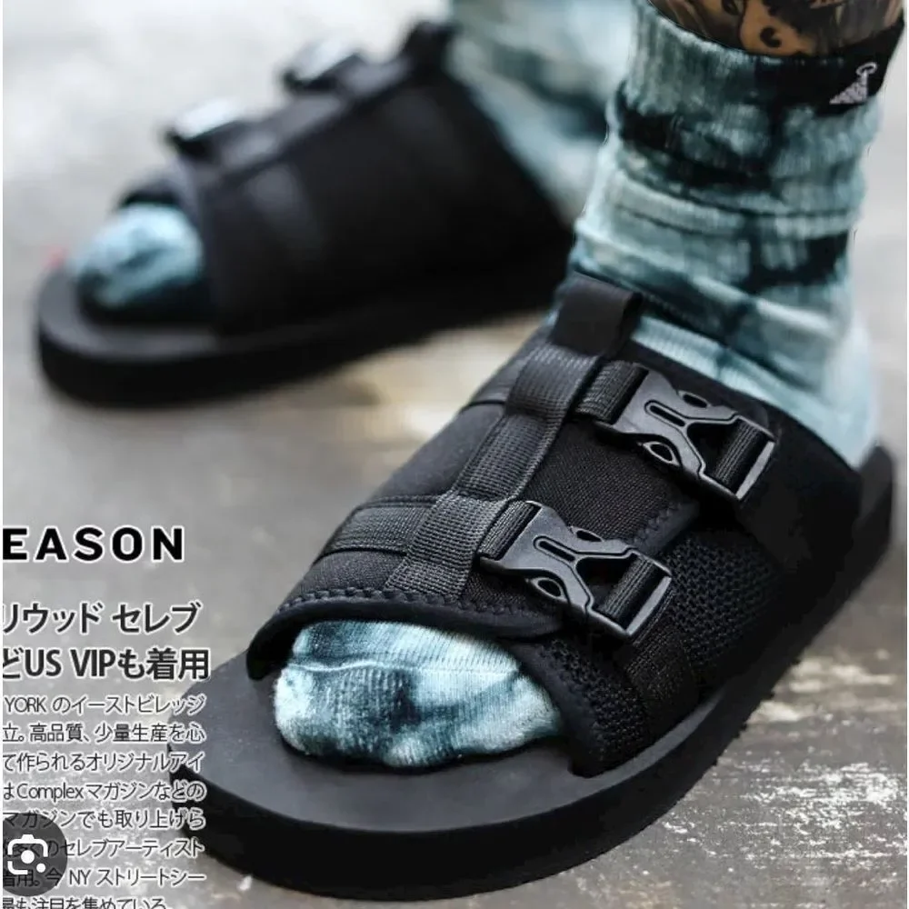Reason Buckle Strap Slides - Black Small‎ NWT in packaging